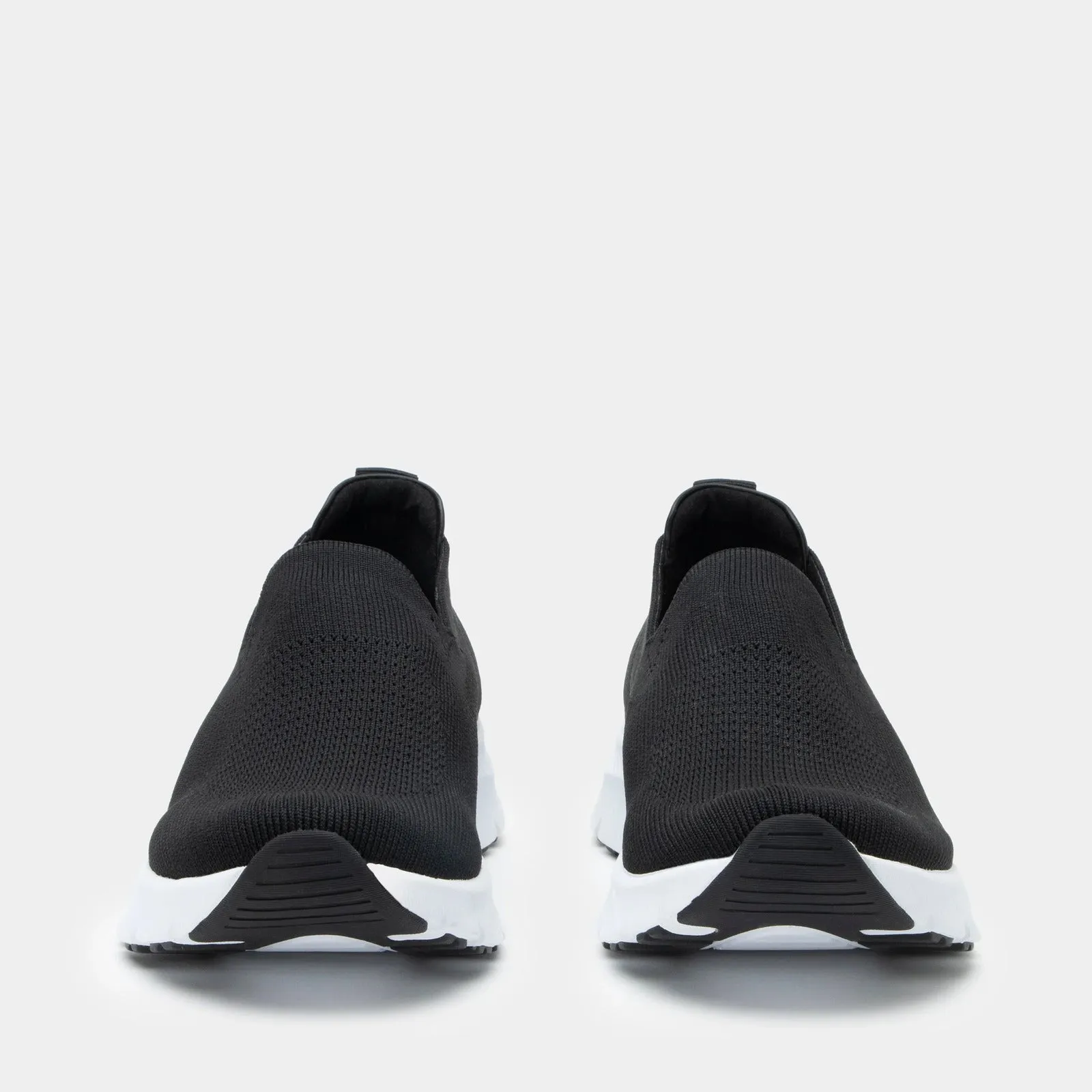 Alegria Womens Sport Shoes Waze Slip On - Black Top