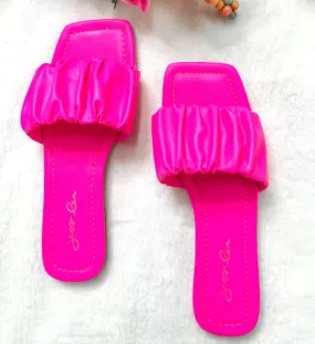 April Ruched Sandals