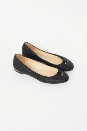 Black Sparkle Jennie Ballet Flat