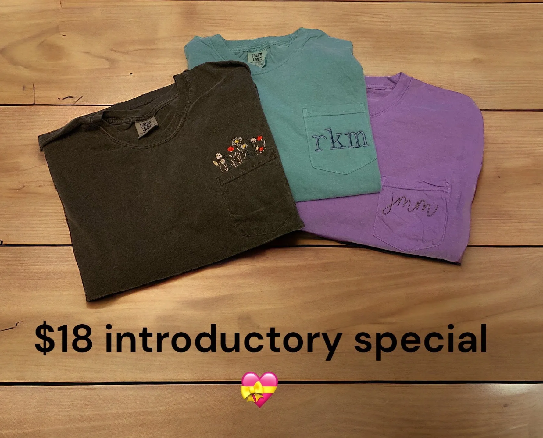 Comfort colors pocket tee