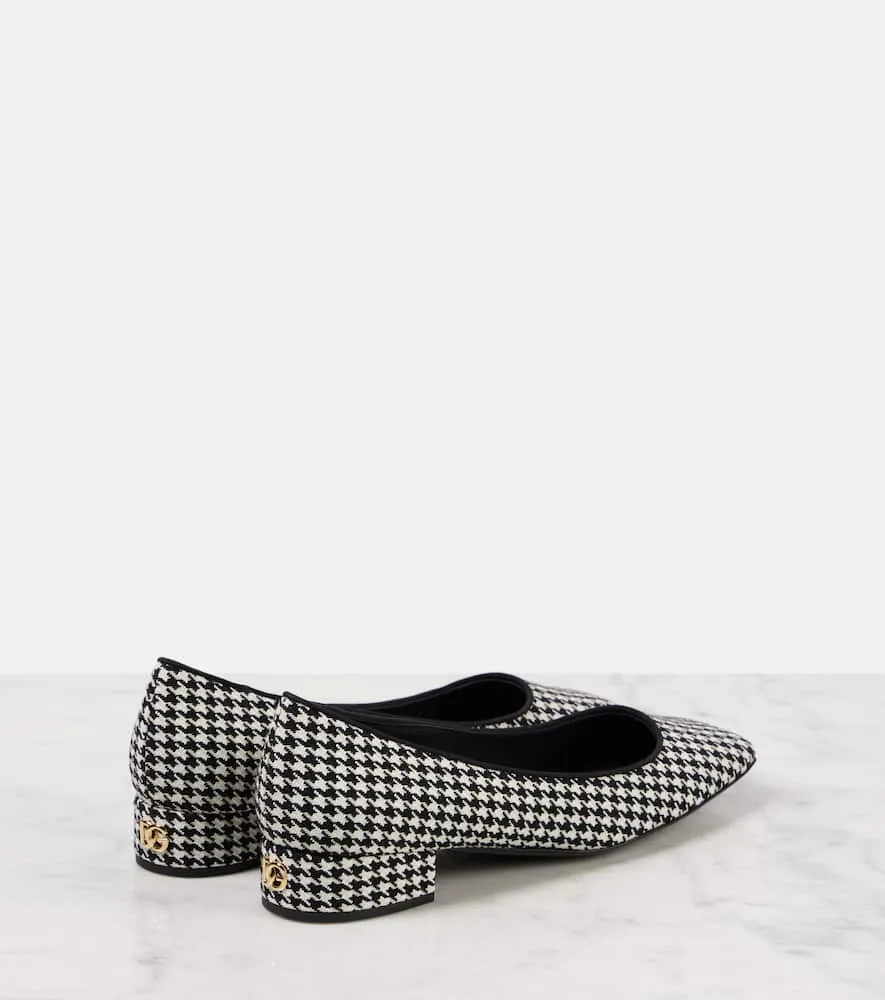 Dolce&Gabbana DG houndstooth pumps