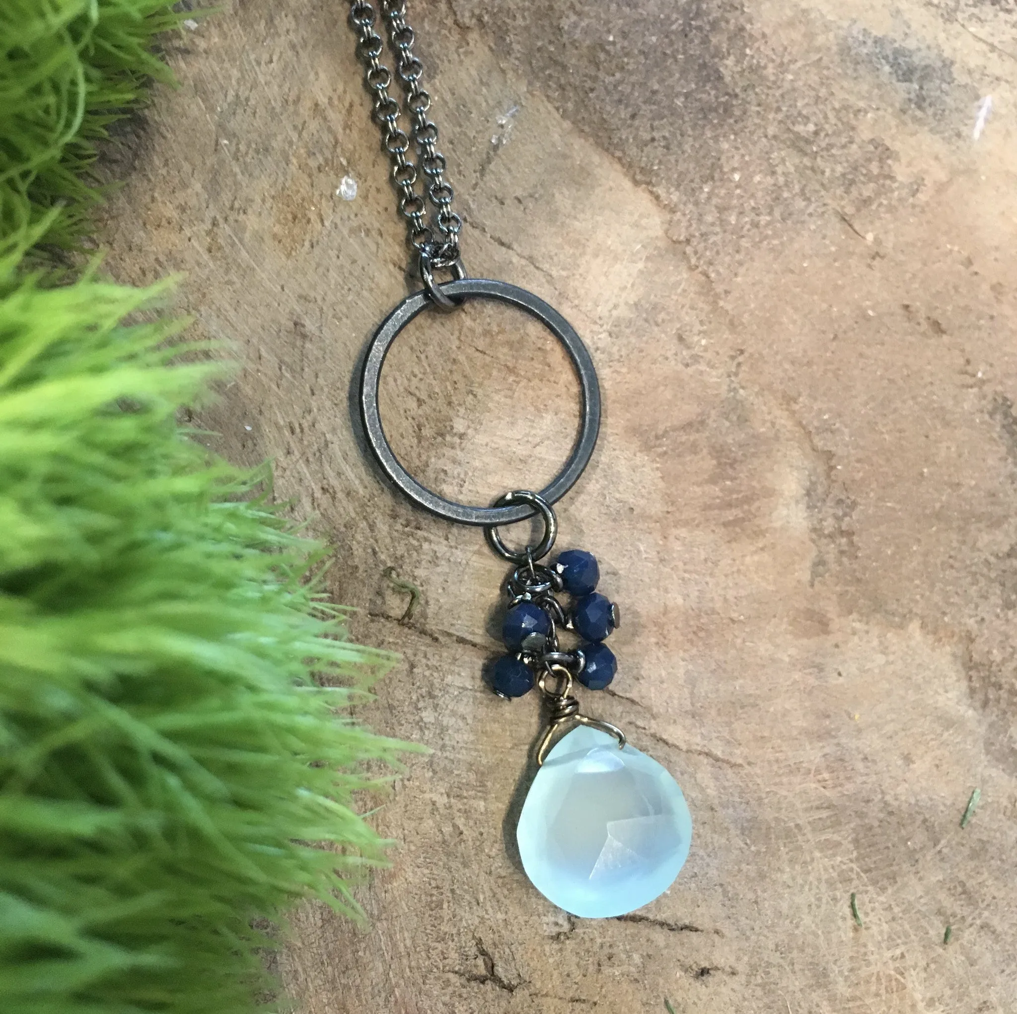 Eva Necklace - Deep Blue