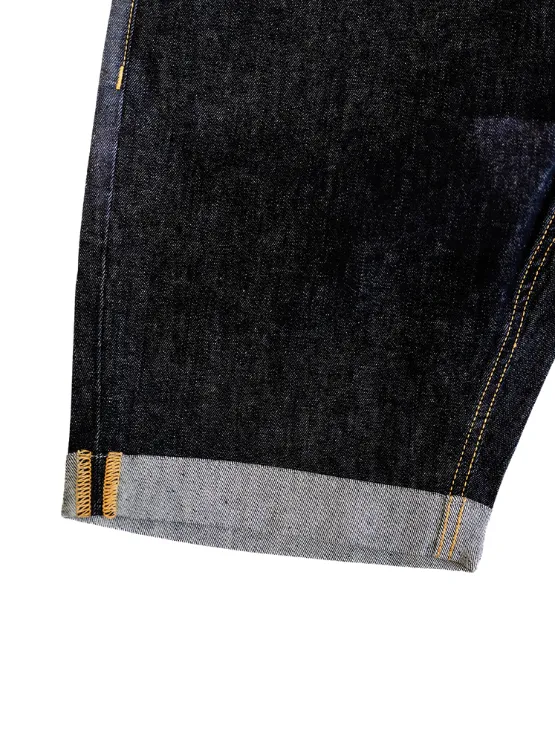 Indigo Jean Shorts