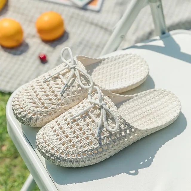 Kawaii Weaved Pastels Slip-on Slipper