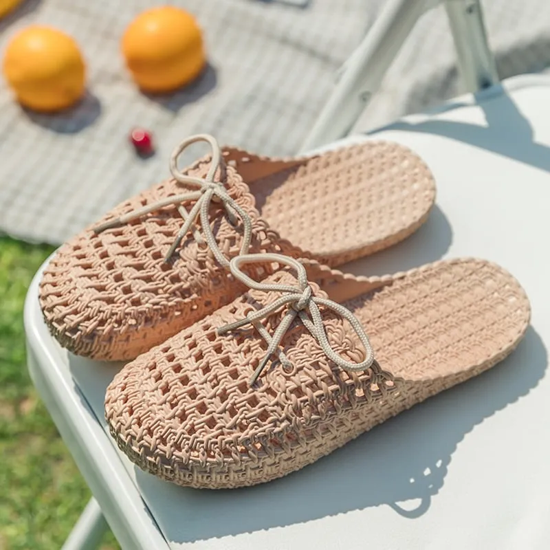 Kawaii Weaved Pastels Slip-on Slipper