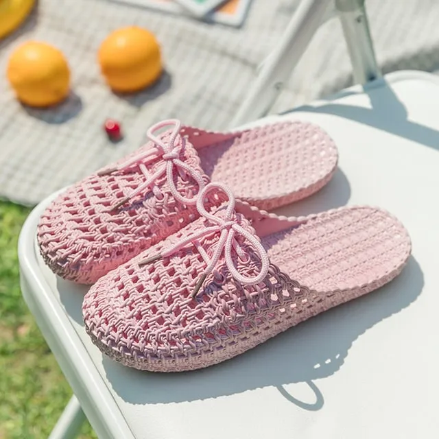 Kawaii Weaved Pastels Slip-on Slipper