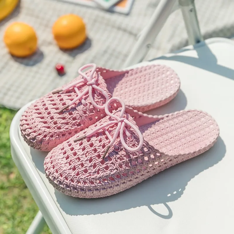 Kawaii Weaved Pastels Slip-on Slipper