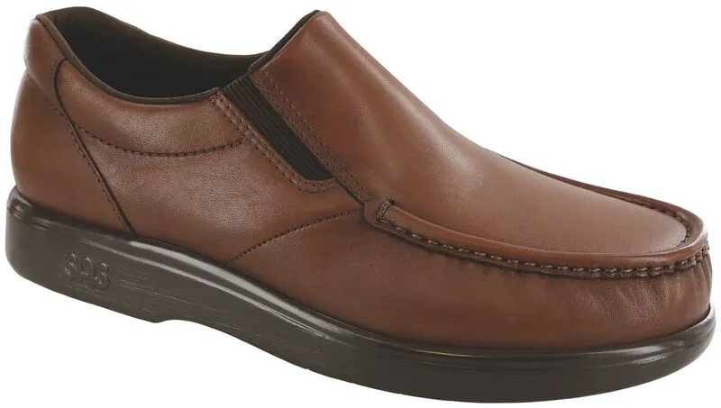 SAS Side Gore Slip On Loafer Antique Tan